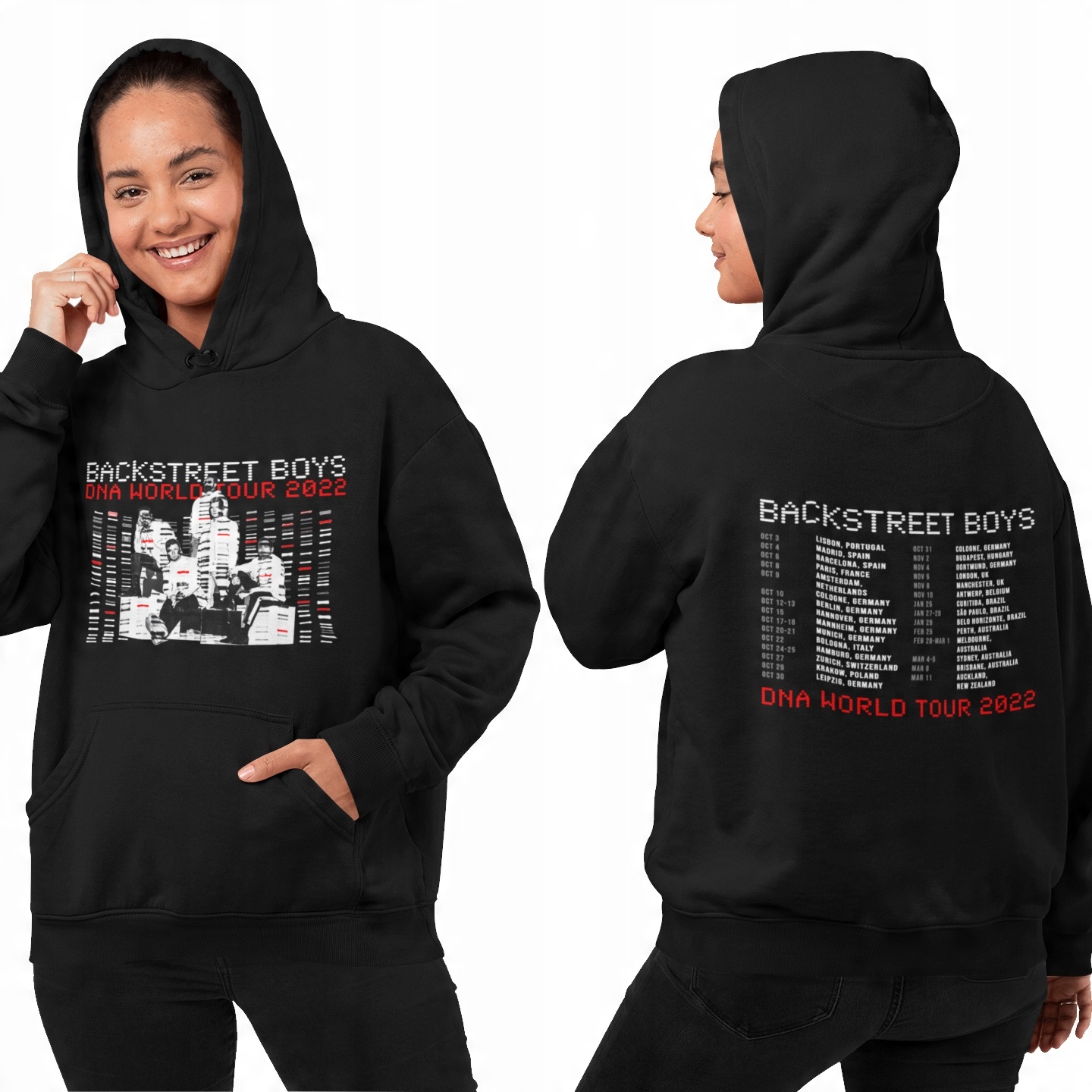 

Bluza Damska Dla Fanki Backstreet Boys Z Kapturem