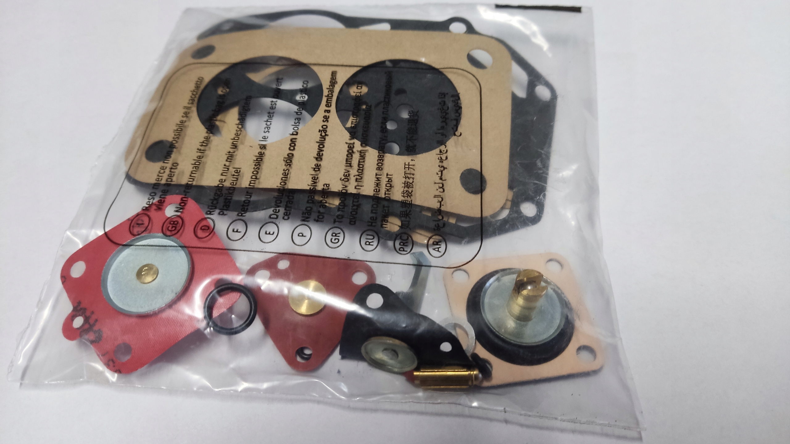 38 - Комплект для ремонту карбюратора SOLEX EEIT 38/38 PIERBURG