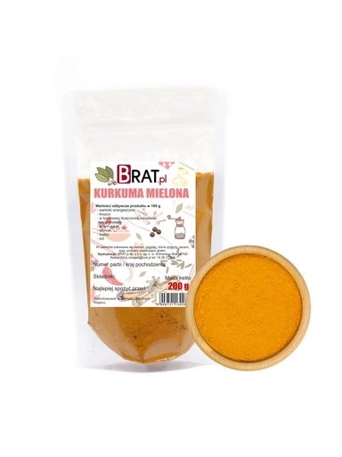 Levně 8 x Brat Mletá kurkuma 200 g