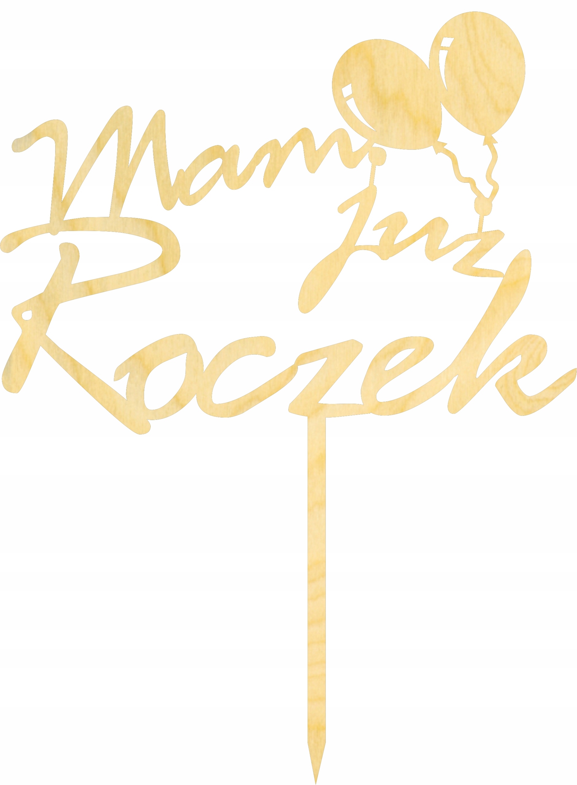 

Topper tort Mam Już Roczek pierwsze 1 urodziny