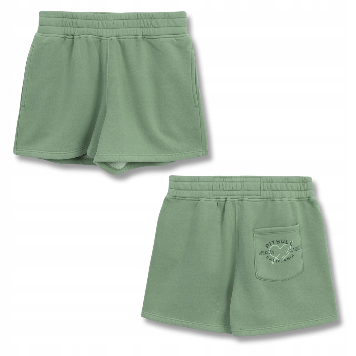 Dámské teplákové šortky Pitbull Washed Manzanita Heart Malý potisk