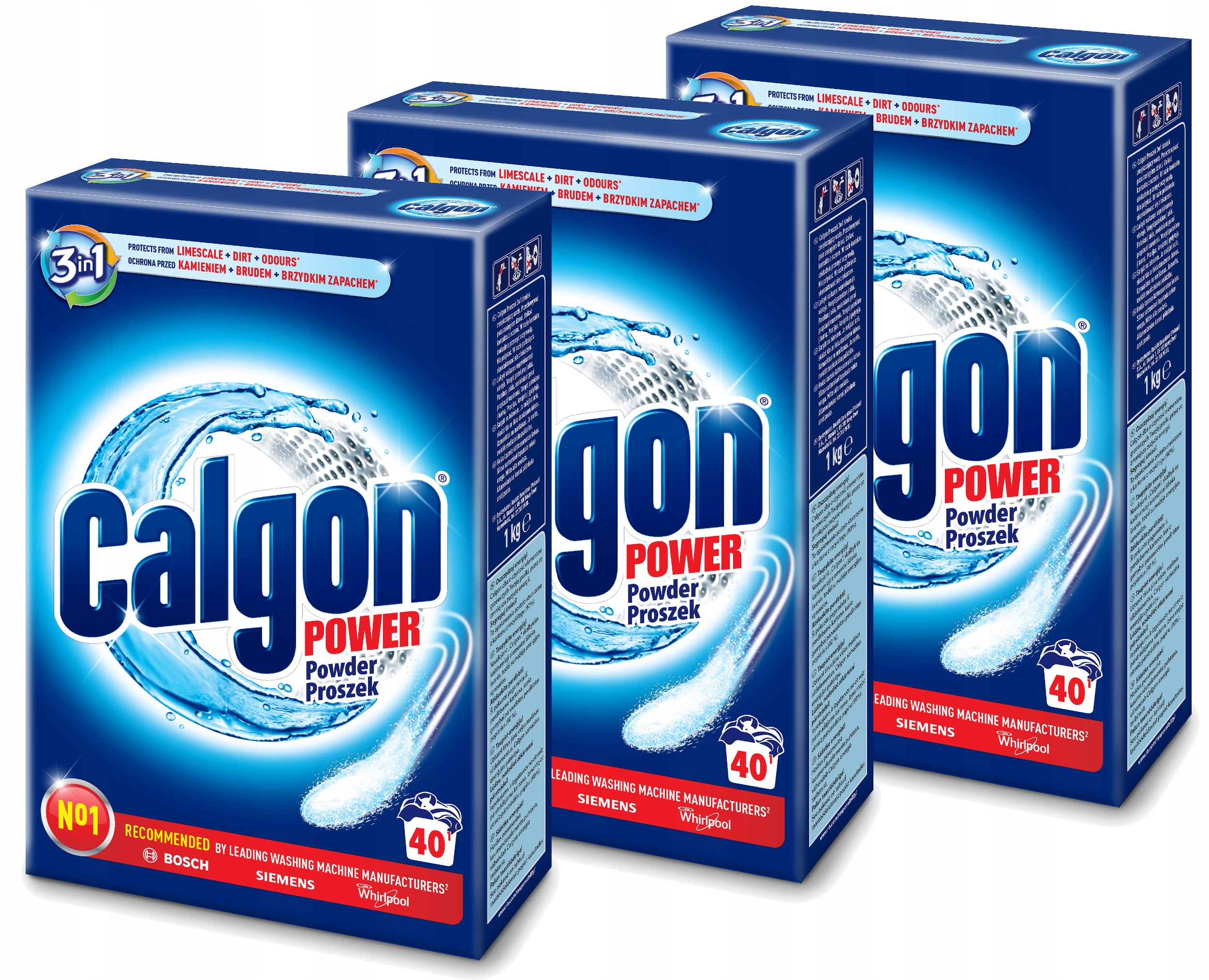 

Calgon 3w1 Proszek odkamieniacz do pralki 3kg 120p