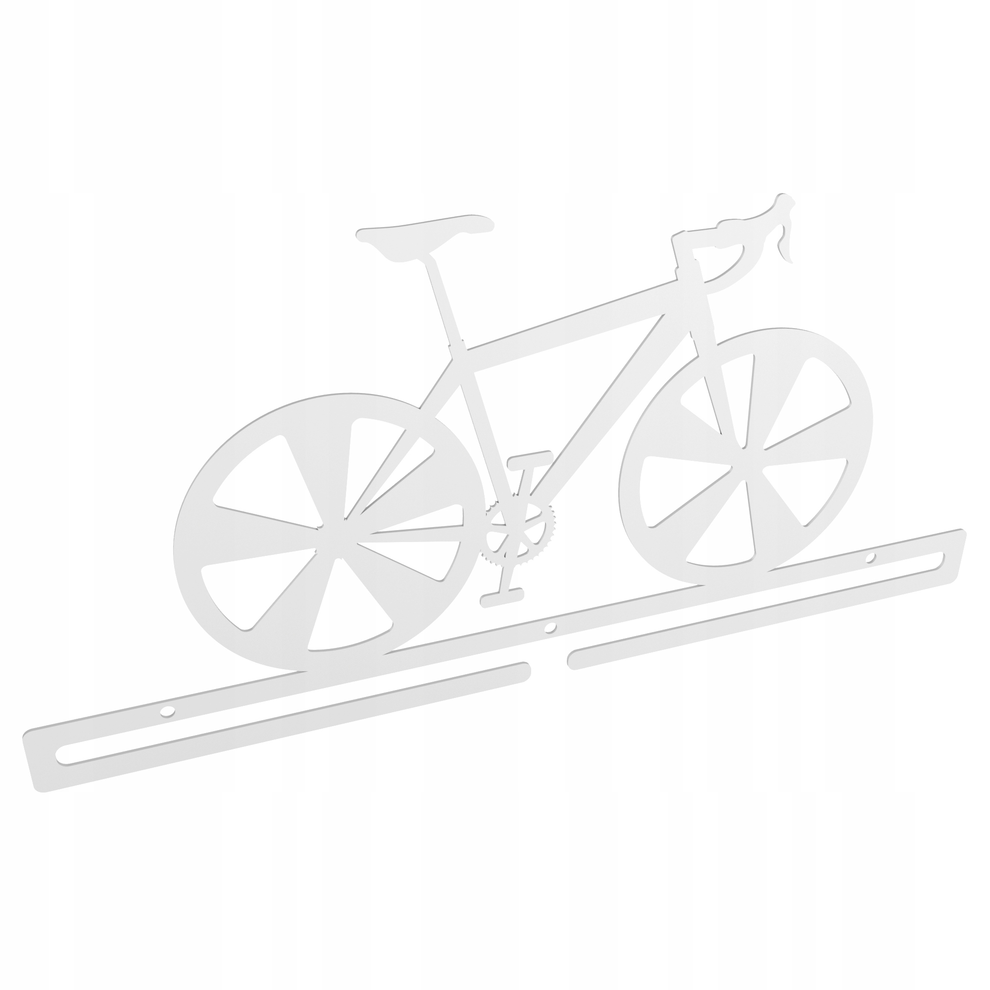 Pevný kovový věšák na medaile pro děti Kolarz Mtb Šosa bílý