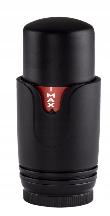 Čierny Termostatický Radiátorový Ventil 3-OSOVÝ, Uzatvárací Prívod 1/2"