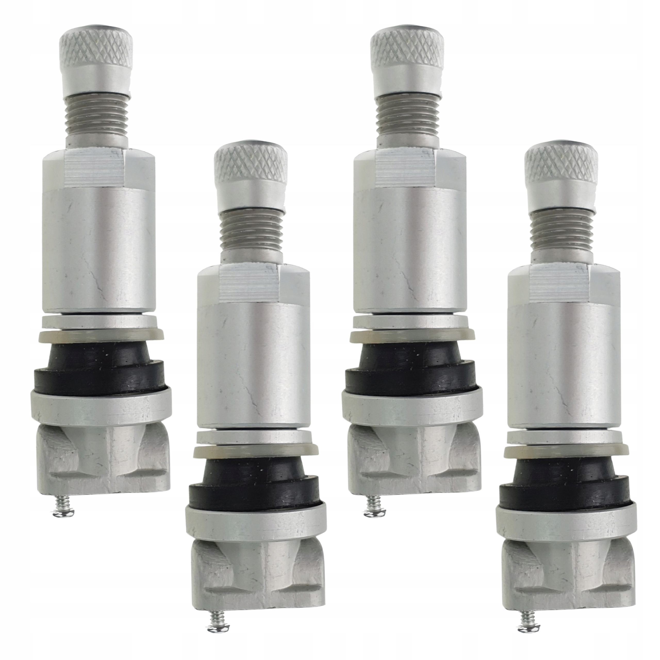 Zawór / Wentyl TPMS-02 STIX do czujników ciśnienia opon (srebrny) - 4 szt.