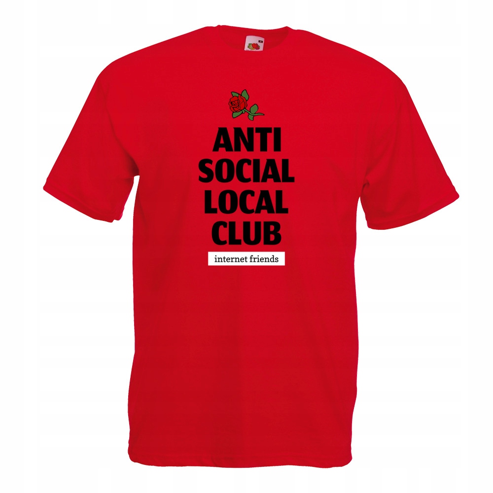 

Koszulka anti social local club M czerwona