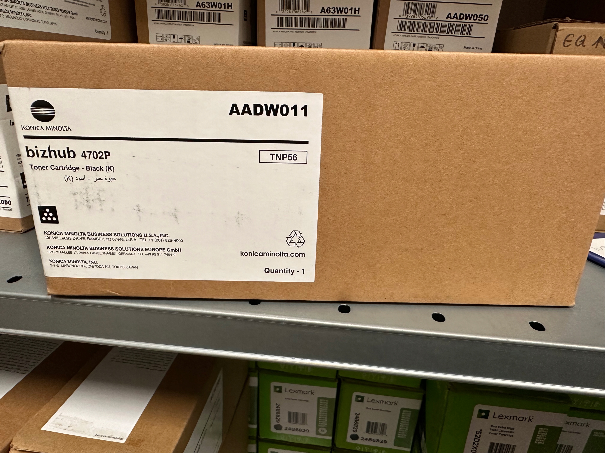 Toner Konica Minolta TNP-56 Originál AADW011 pre Bizhub 4702 P