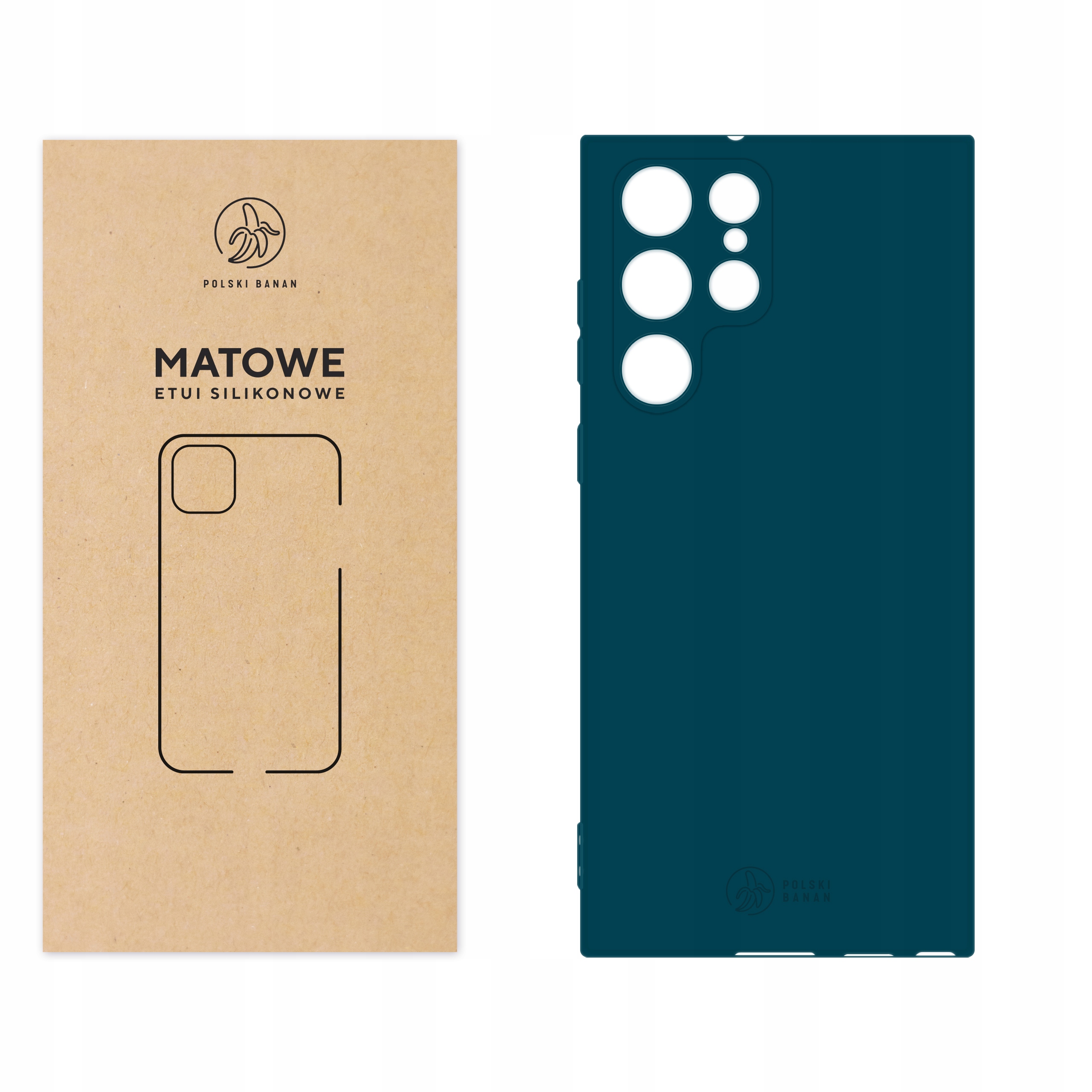 

Etui Matowe do Samsung S22 Ultra morskie