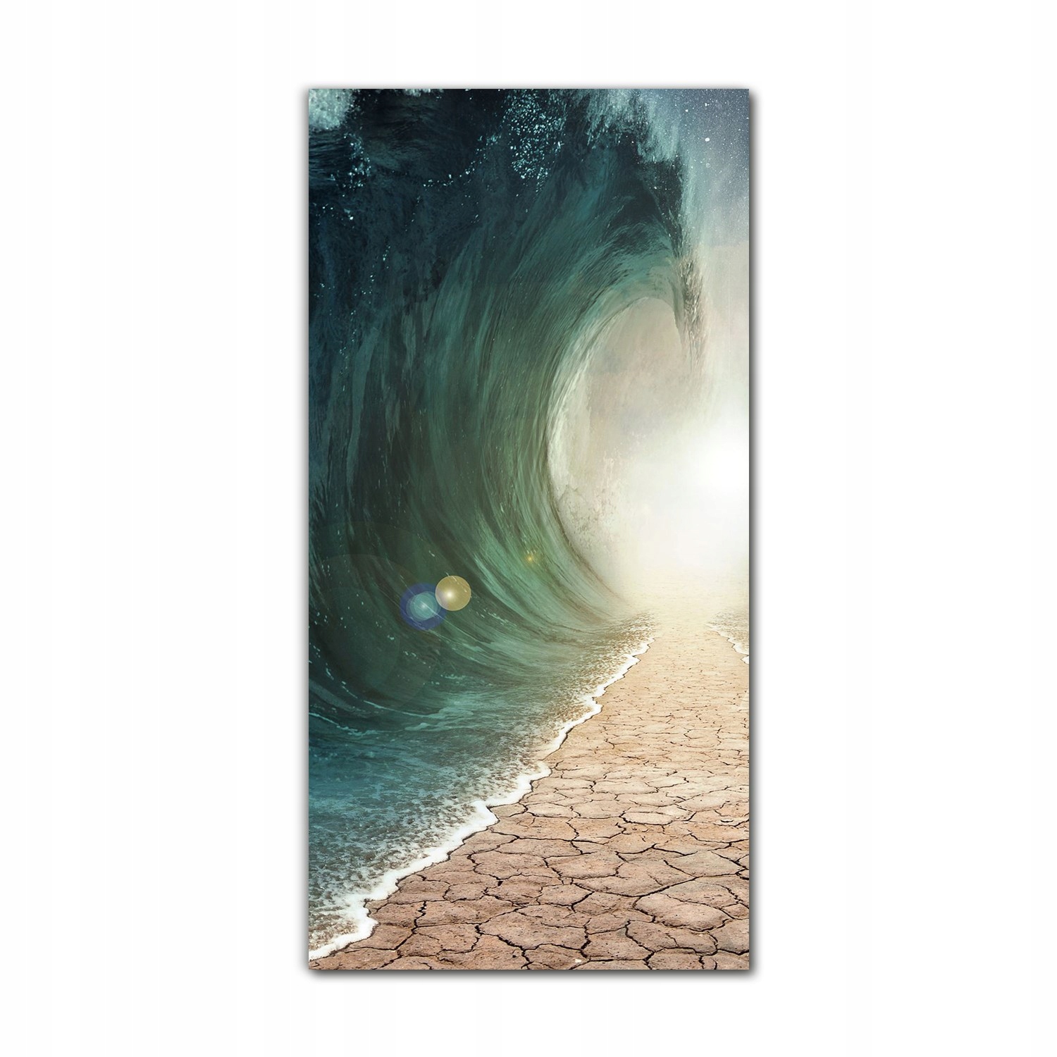 

Obraz szklany ścienny do kuchni 70x140 Woda ocean