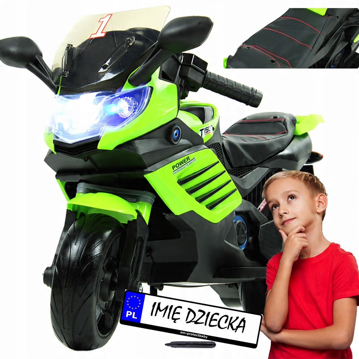 

Motor Na Akumulator Dla Dzieci Ścigacz Dźwięki