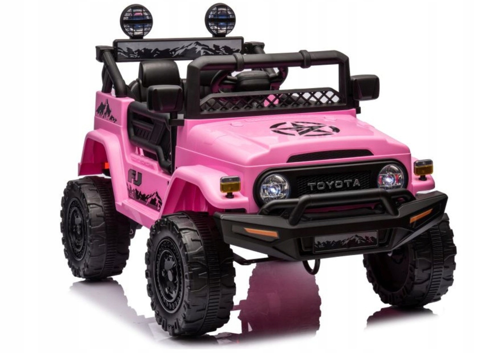 Auto Na Akumulator Toyota Fj Różowe 4x4