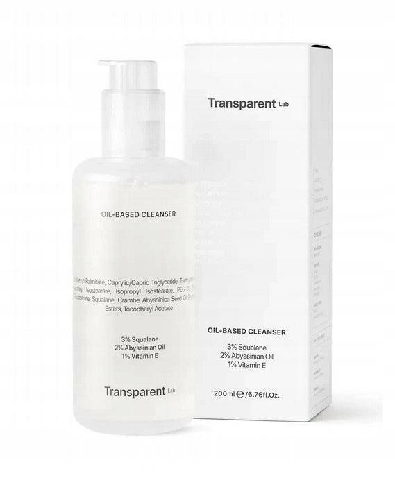 Transparent Lab Oil Based Cleanser, 200 ml Olejek do demakijażu