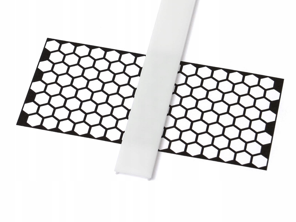 Klosz do PROFILU LED 1m A B C D G H Y Z X W - PVC Typ osłonka