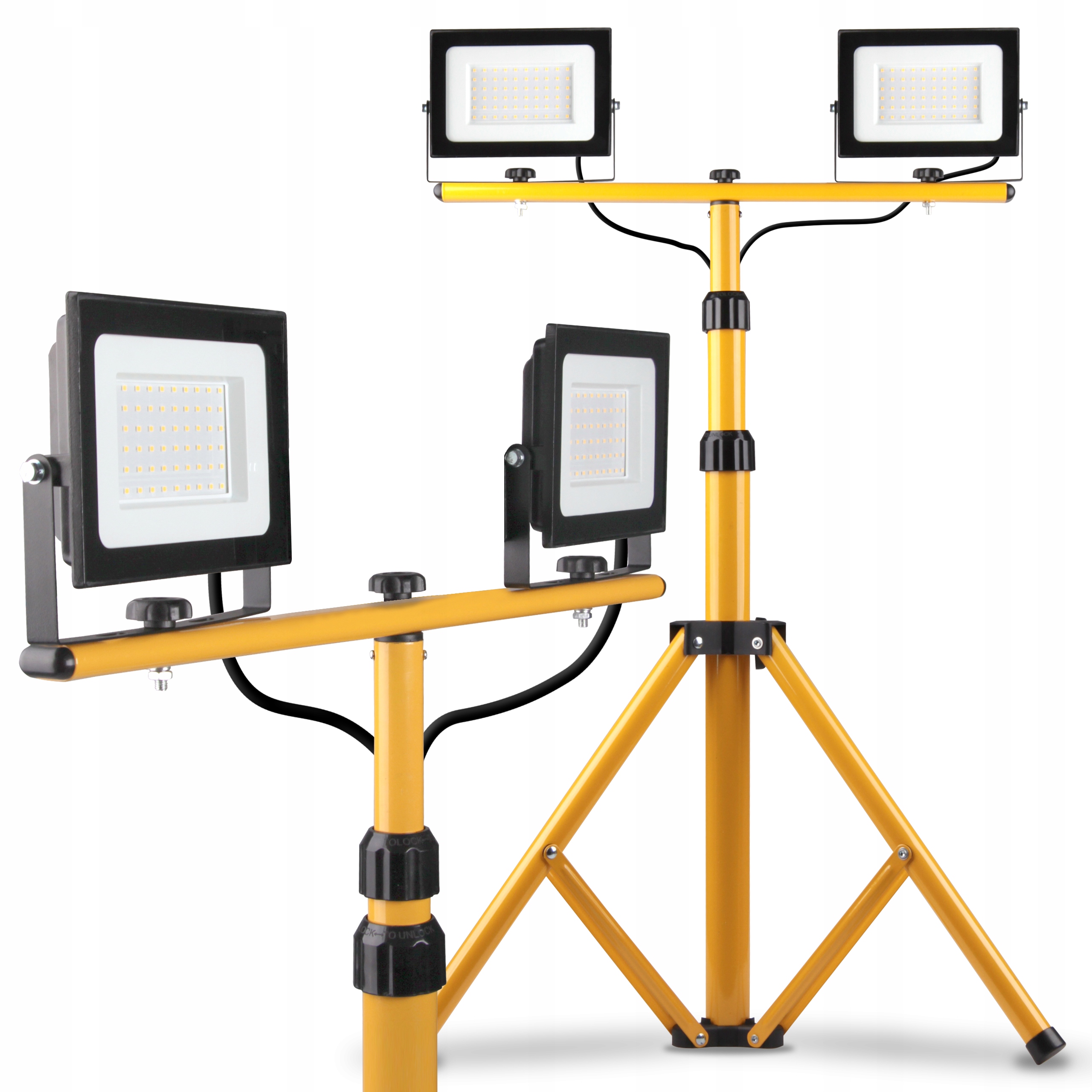 

Halogen Led 2x 50W Statyw roboczy do naświetlacz