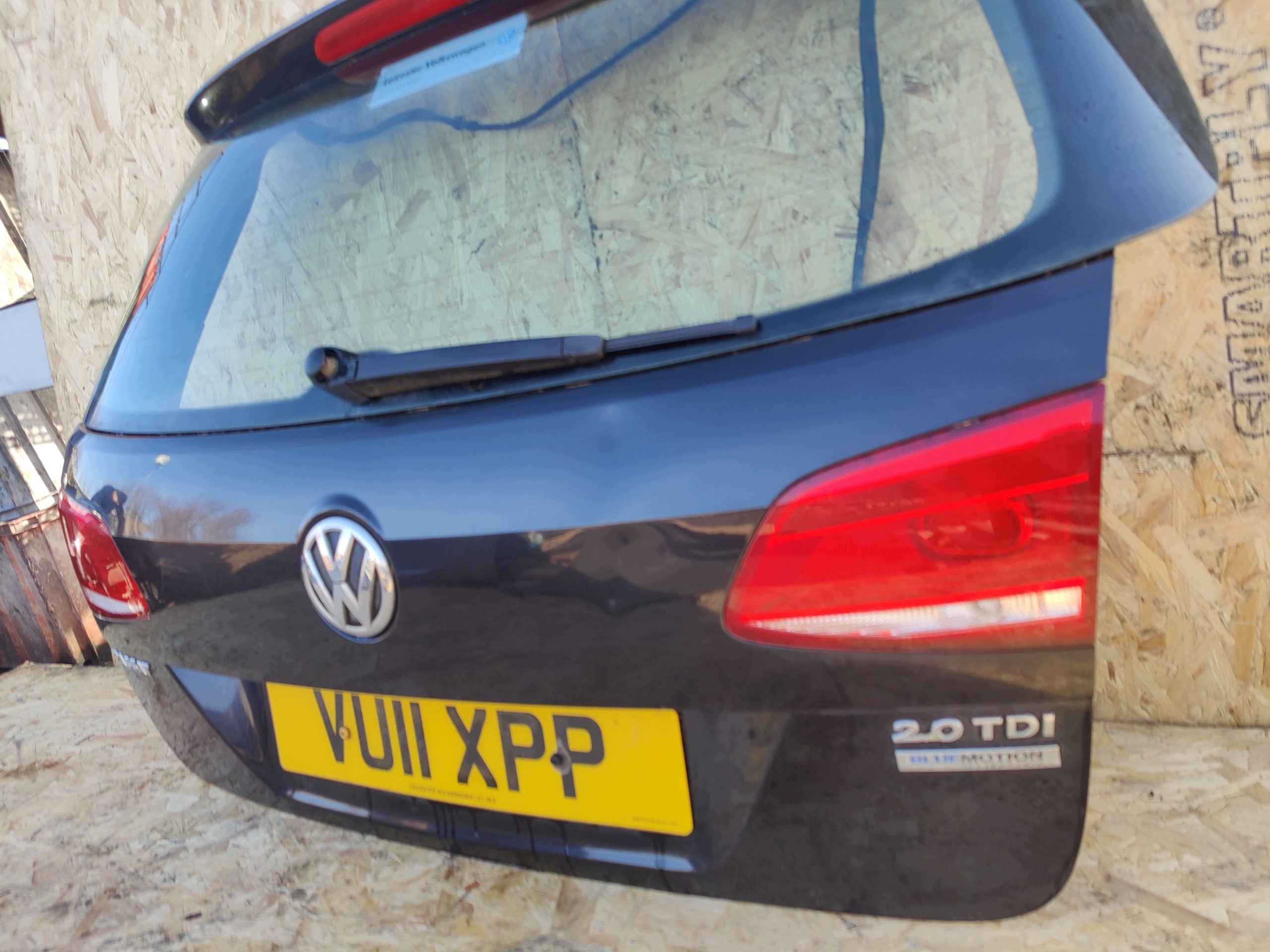 VW PASSAT B7 KOMBI trunk door boot rear part rear black complete