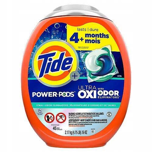 Levně Tide Ultra Oxi Odor Eliminators 45 ks