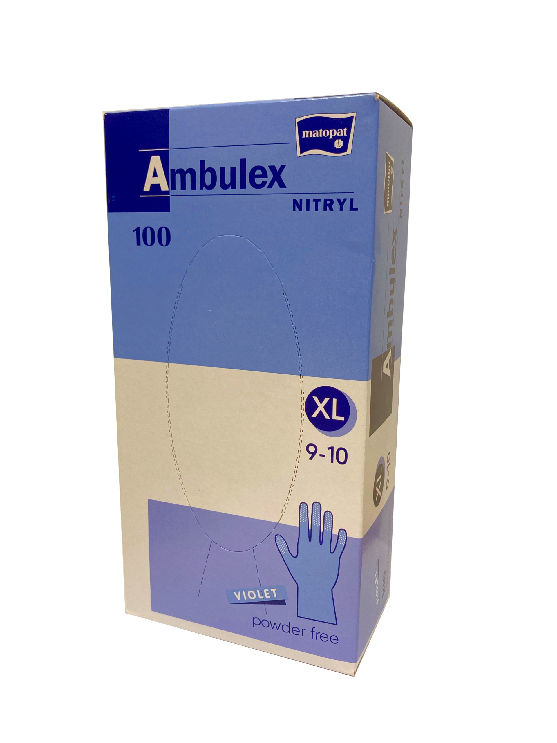 

Rękawiczki nitrylowe Ambulex XL fioletowe 100 szt