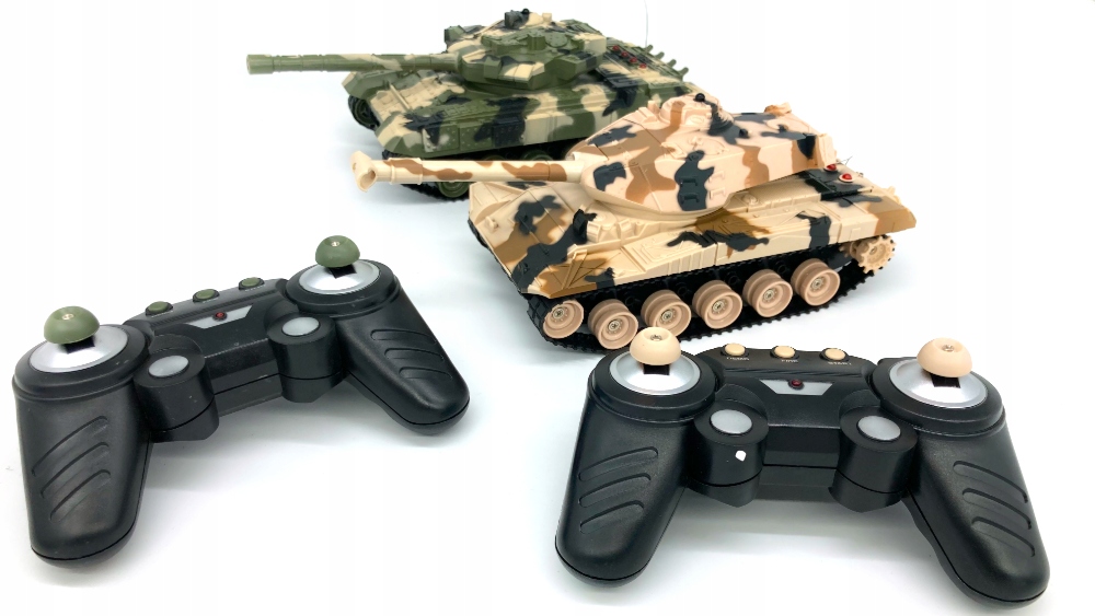 

Czołg Walczący Zestaw Zdalnie Sterowany 2x Czołgi