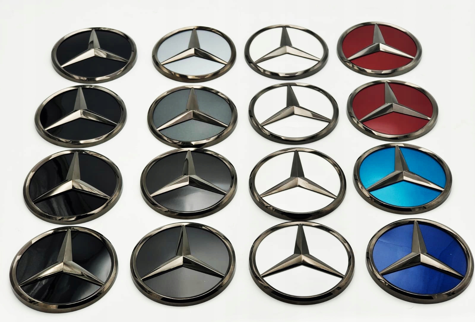 Hvězda Logo Emblém Zadní Klapky Mercedes A0998106803 11 CM Orig. Černá