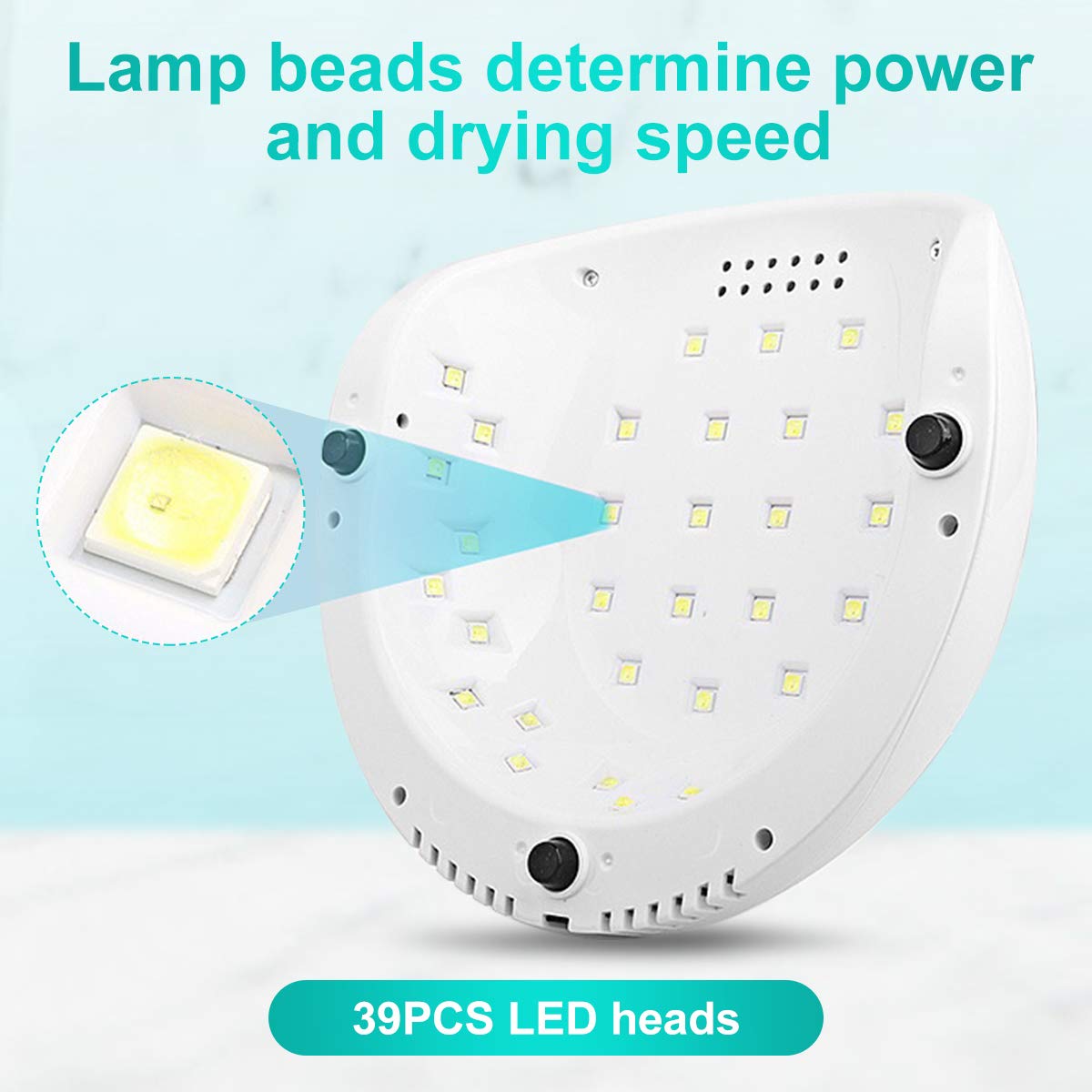 JANOLIA 86W UV LED Nail Lamp with Sensor & Overheat Protection — miniatura 4