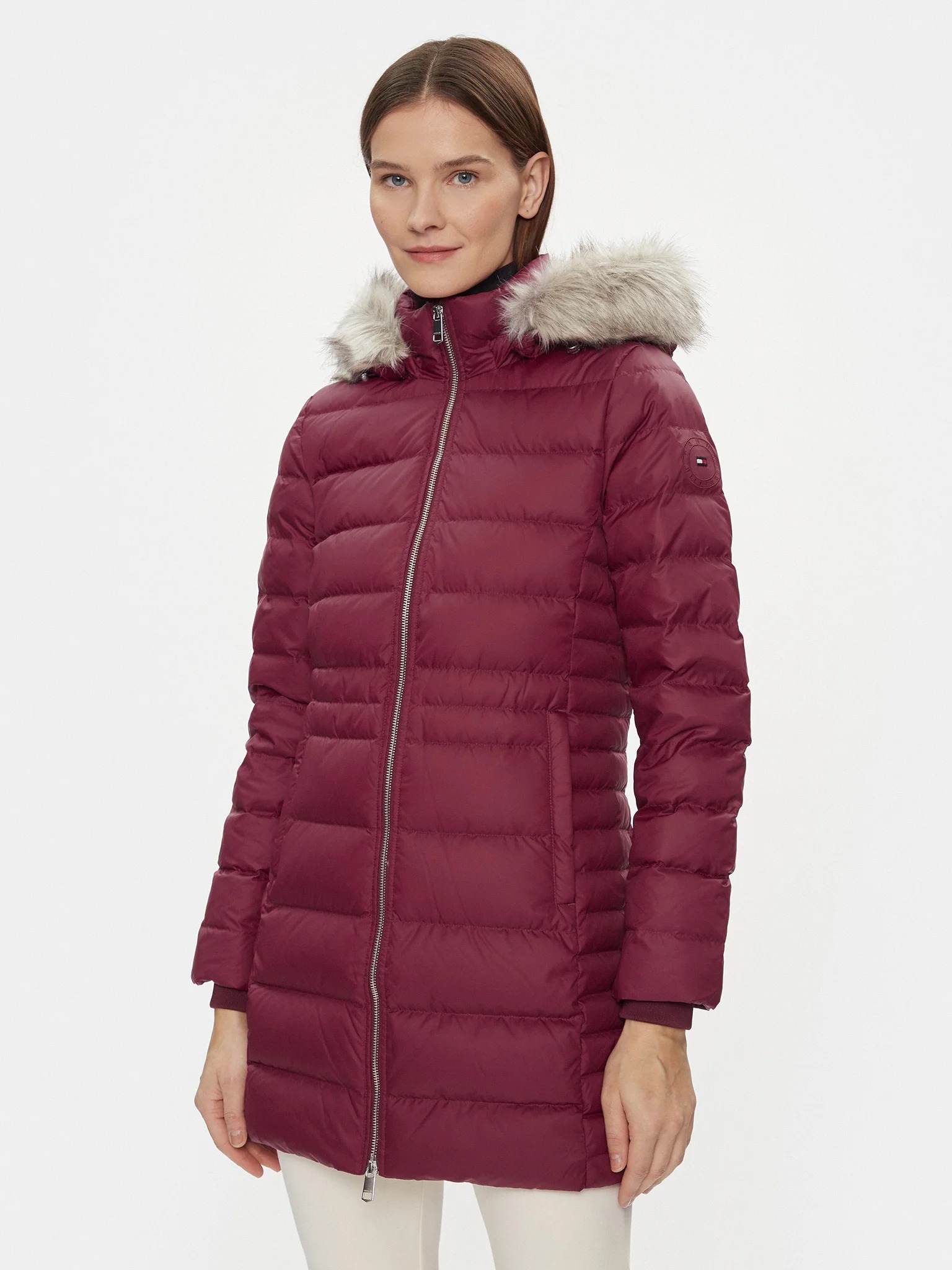Tommy Hilfiger Péřová Bunda Přírodní Peří WW0WW39747 Xjs R S