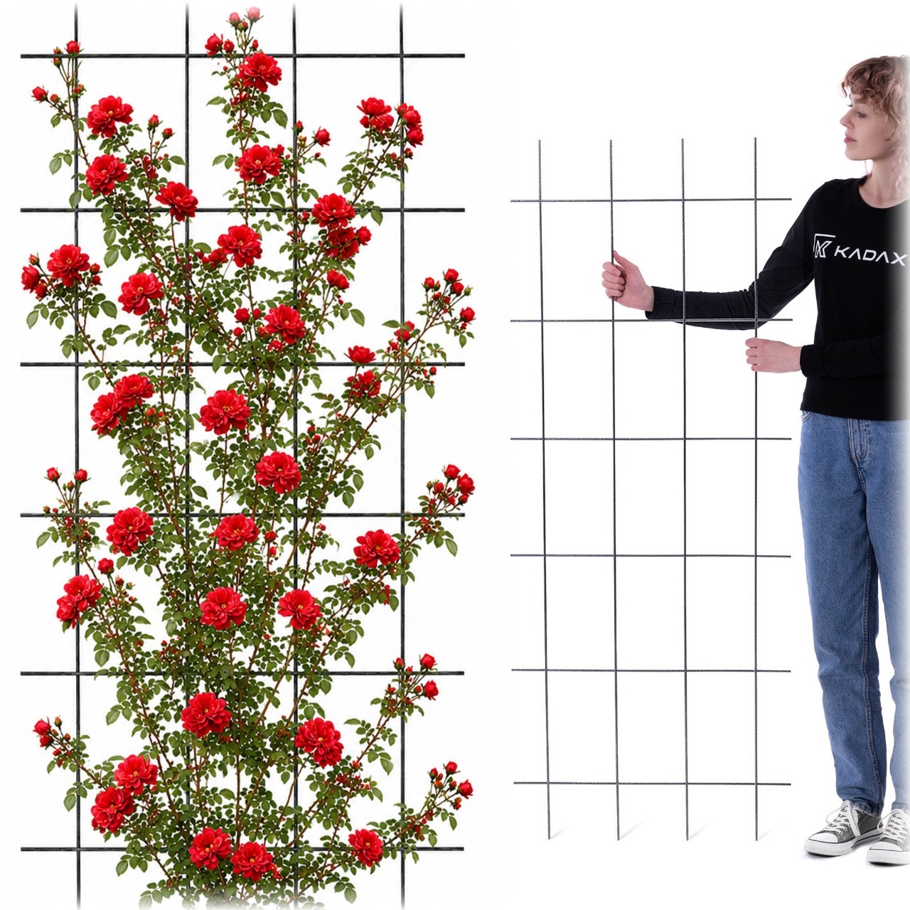Pergola Zahradní Terasová 150 cm Podpěra Pro Rostliny Růží Květů Kov Silná