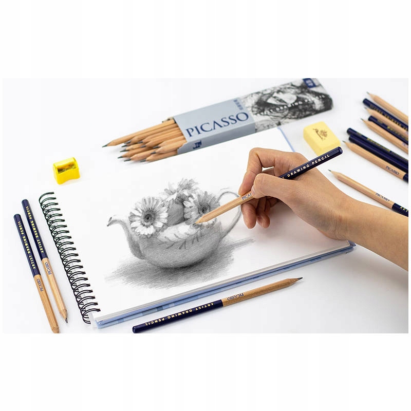 Ołówek grafitowy Phoenix 3B ołówki do rysowania Kolor Odcienie czerwieni