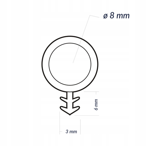 USZCZELKA RENOWACYJNA Drzwi Okien Drewnianych 5m EAN (GTIN) 4251210537701