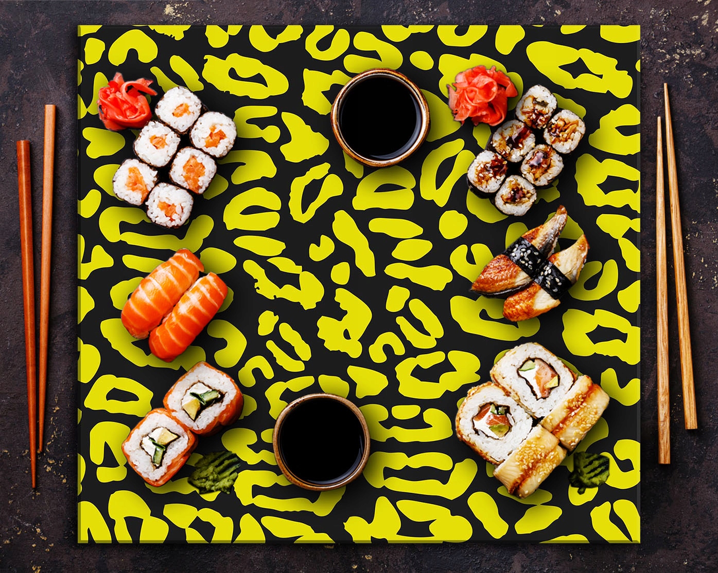 SZKLANA PŁYTA OCHRONNA PANEL KLEJ 65x60 WZÓR Grubość 4 mm