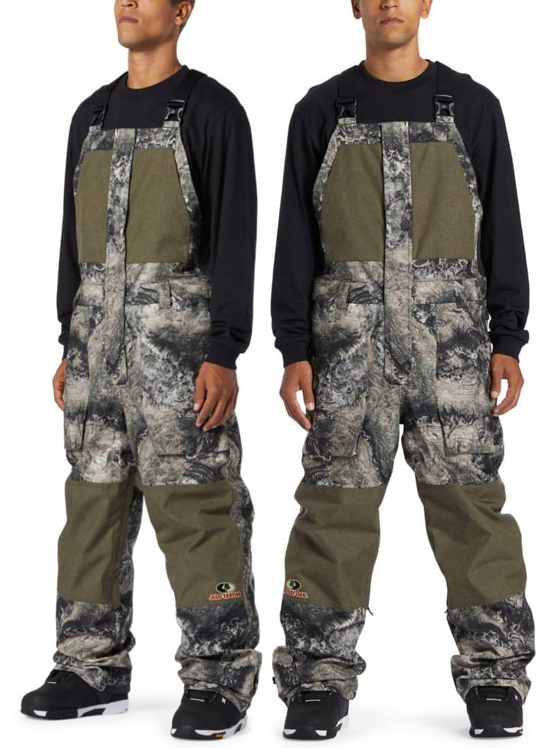 Spodnie DC Shoes Narciarskie Snowboardowe Moro Młodzieżowe Wodootporne L