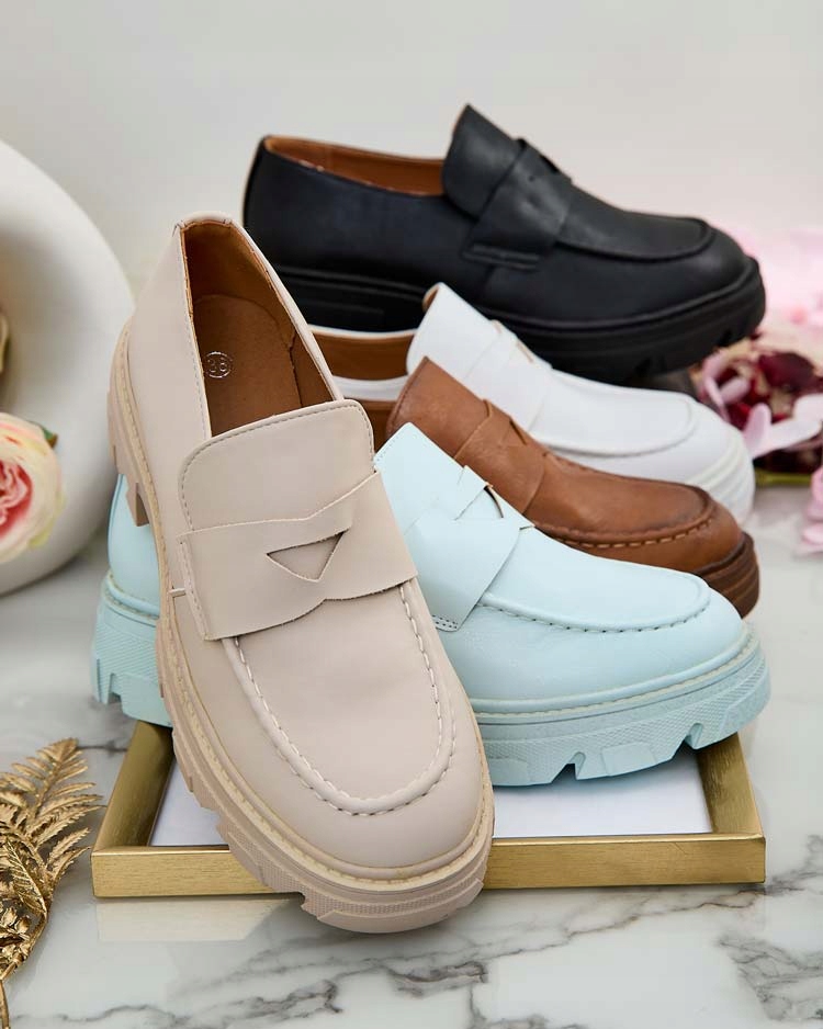 CZARNE MOKASYNY DAMSKIE XICCI 38 Marka Royalfashion