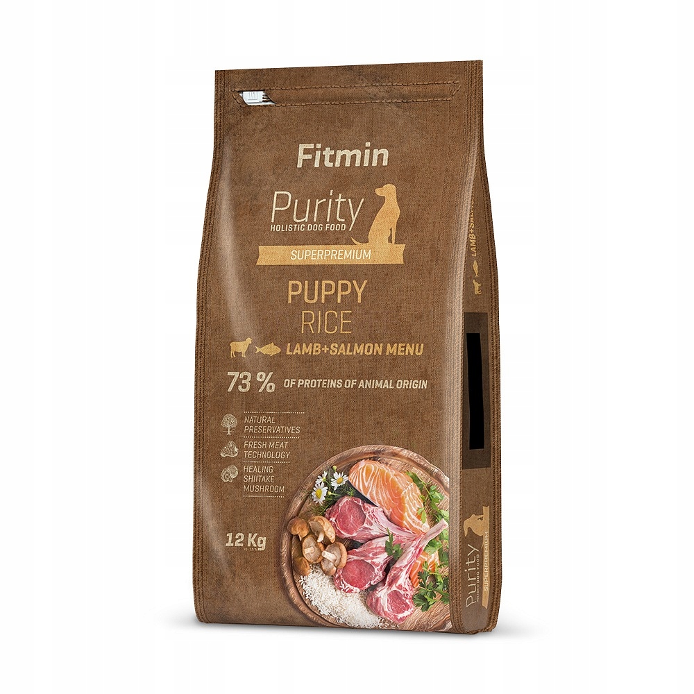Levně Fitmin dog Purity Rice Puppy Jehněčí & Losos 12 kg