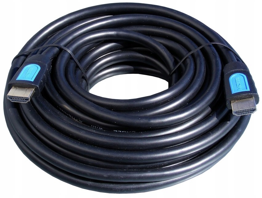 przewód kabel HDMI 10m fullHD złote wtyki