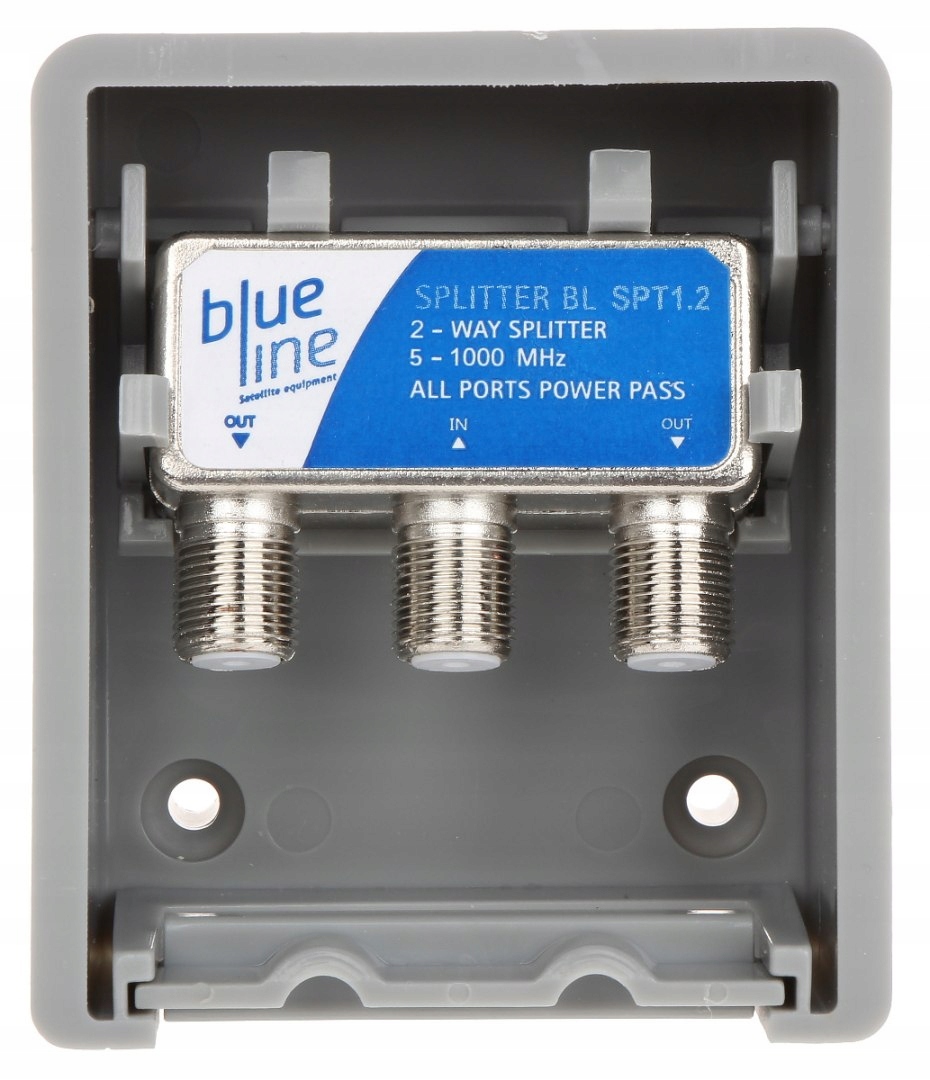 ROZGAŁĘŹNIK Do masztu, Do ściany 3.5 dB Kod producenta RI-2/1F-BL