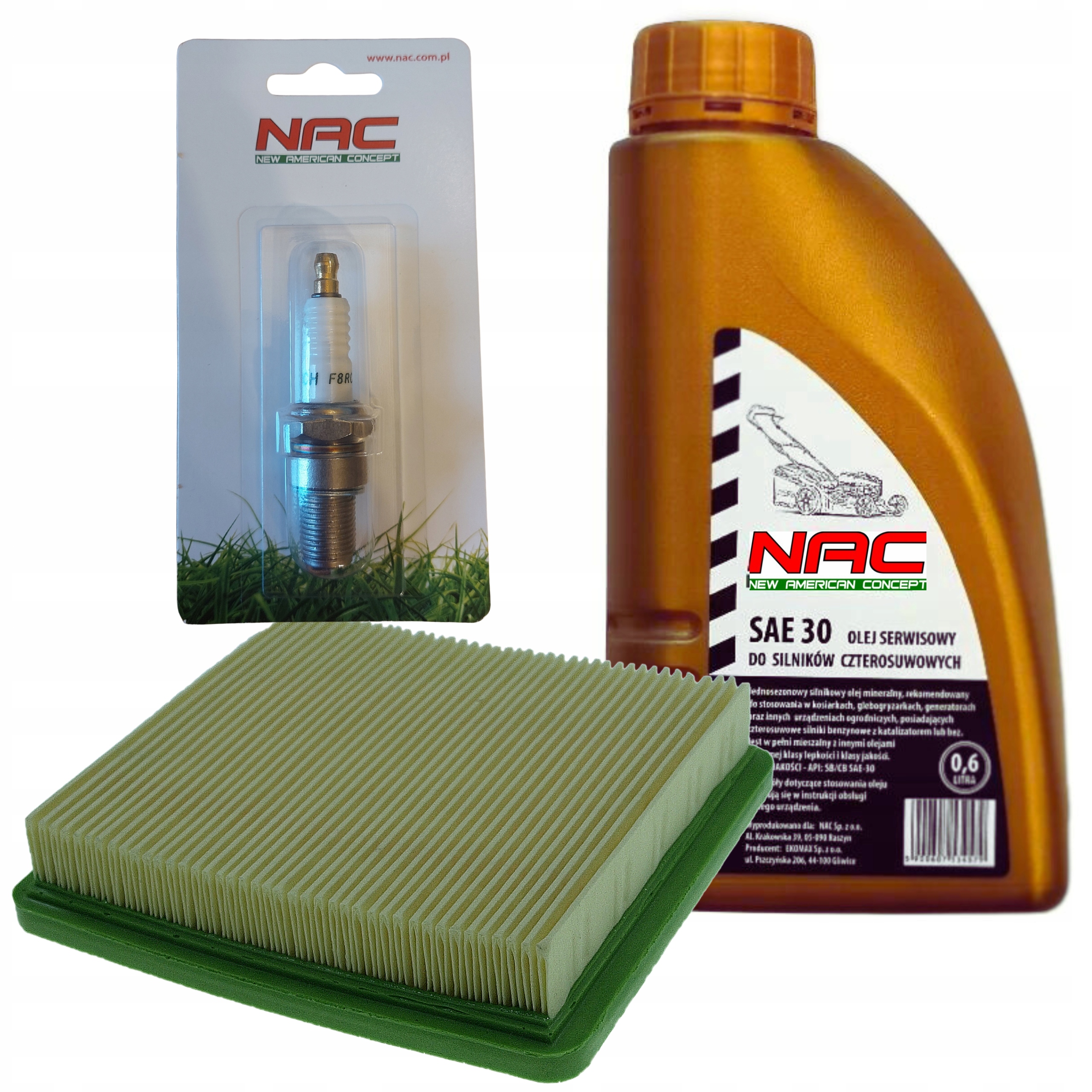 

Zestaw Olej Świeca Filtr Nac T375 T475 T575 T675