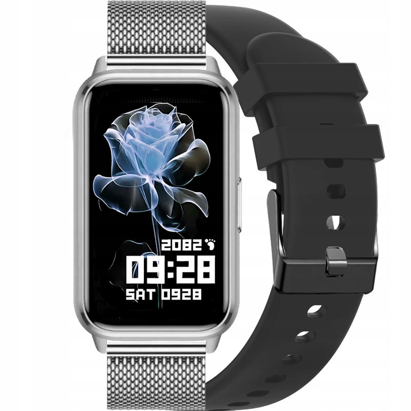 Chytré Hodinky dámské hodinky Amoled 2 Pásky hovory Sms Sport Zdraví