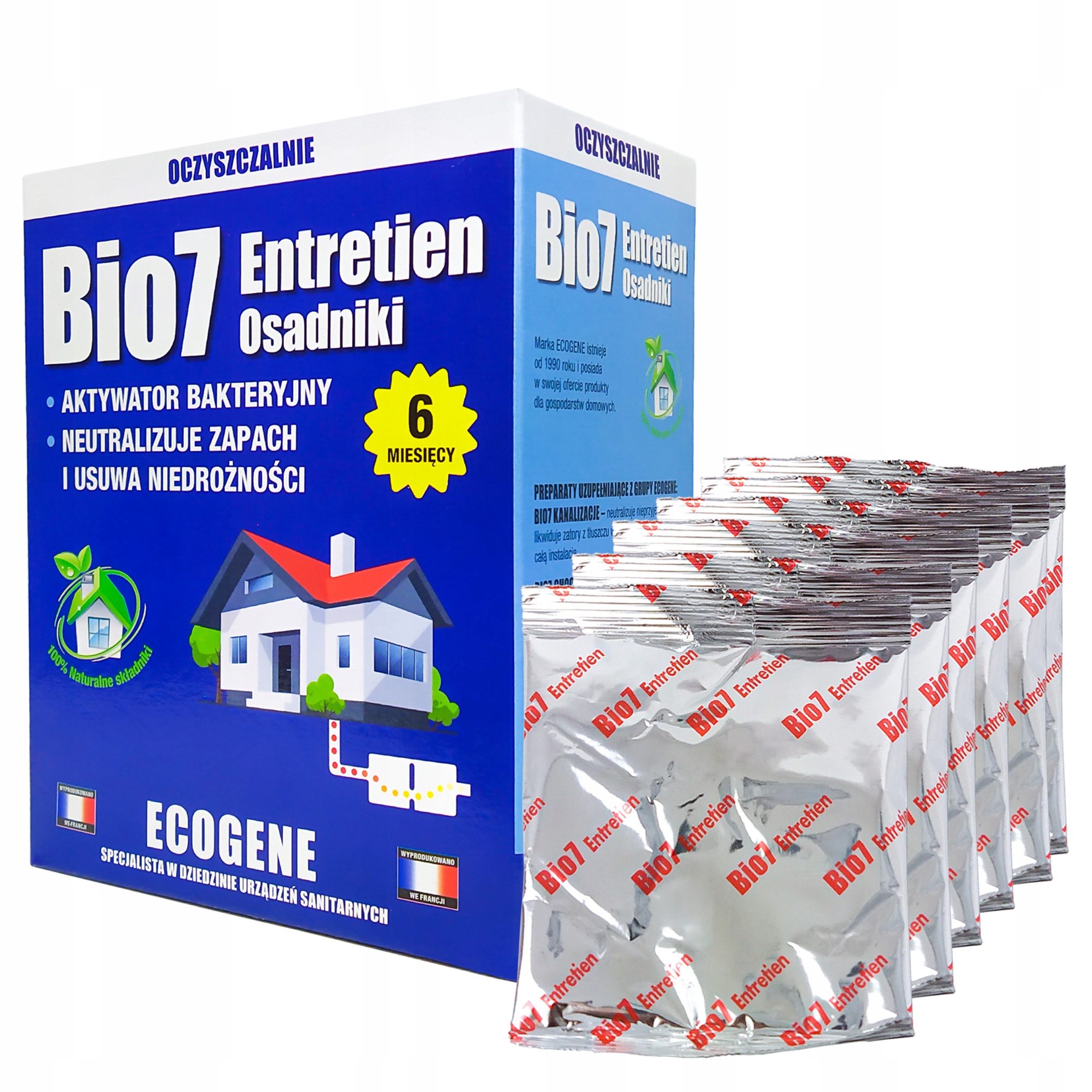 

Bio7 Entretien 480g bakterie do oczyszczalni