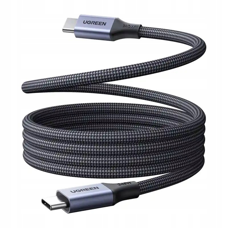 Kabel Ugreen L537 Usb-c Pd 240W 0.5m (szary)