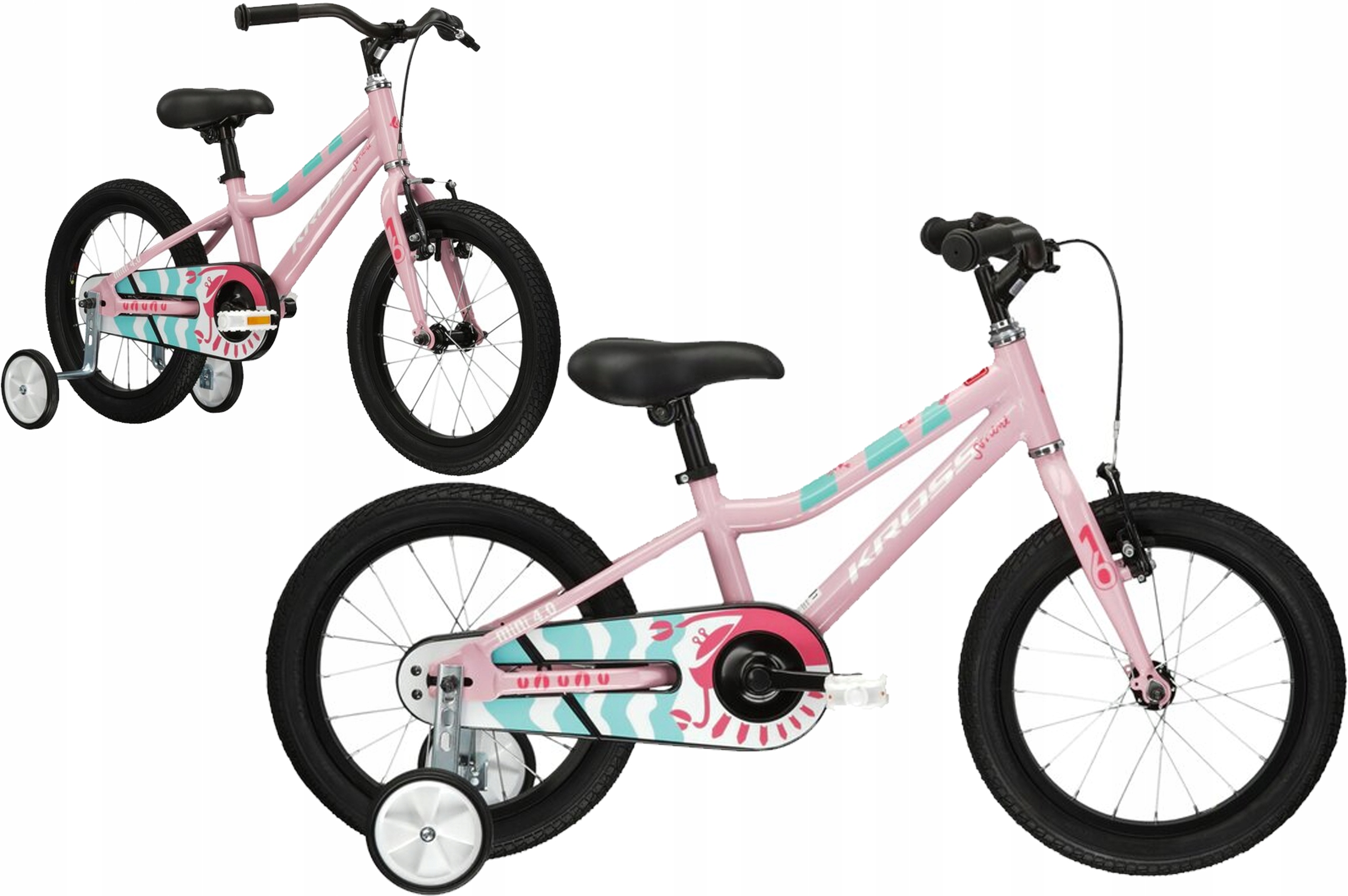 Rower dziecięcy 16 Kross Mini 4.0 D różowy R23