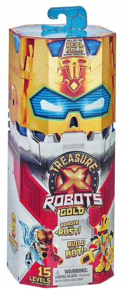 TREASURE X ROBOTS GOLD ROBOT 15 POZIOMÓW COBI