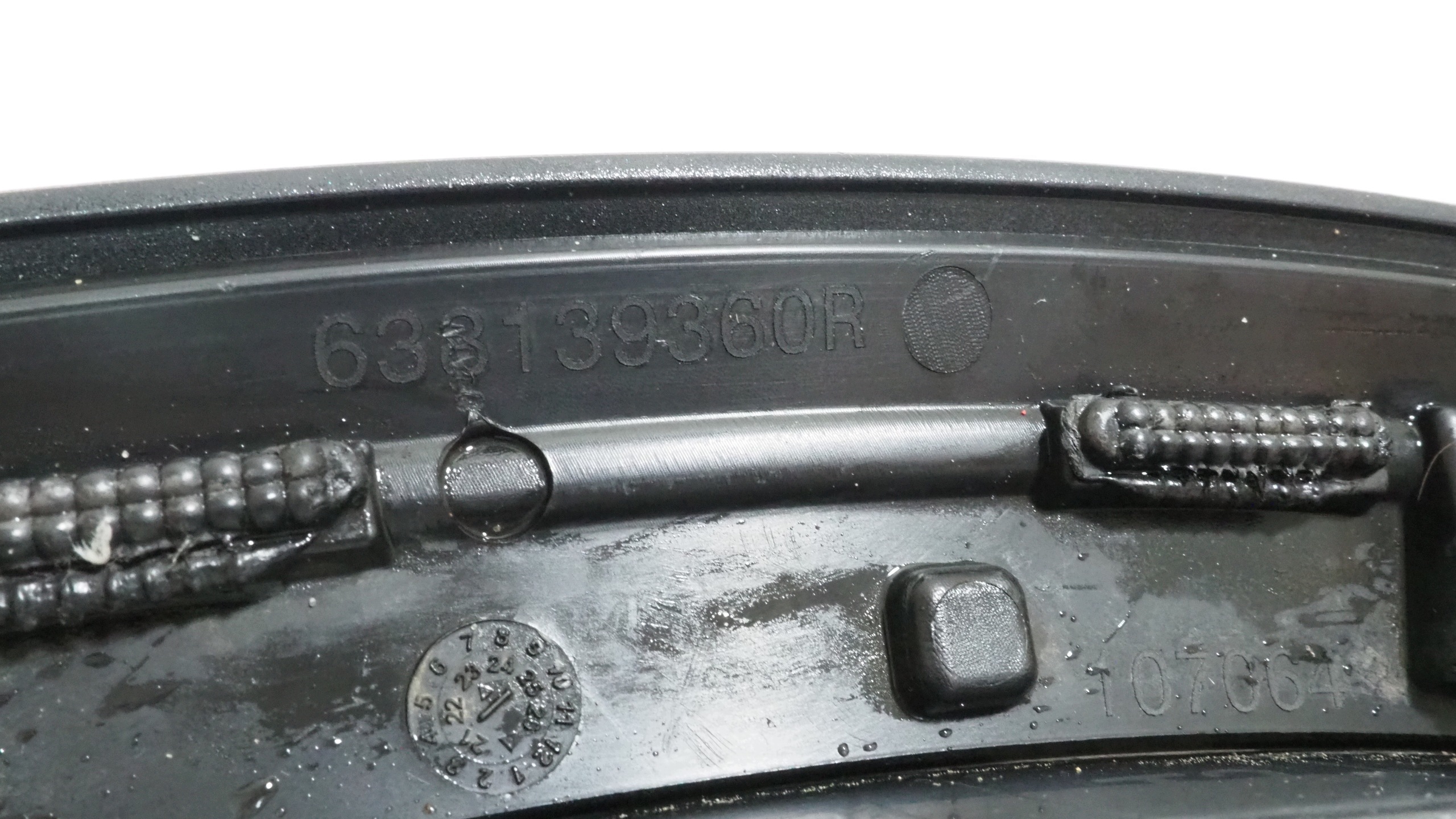 Renault Megane E Tech lišta blatníku levá předek 638139360R