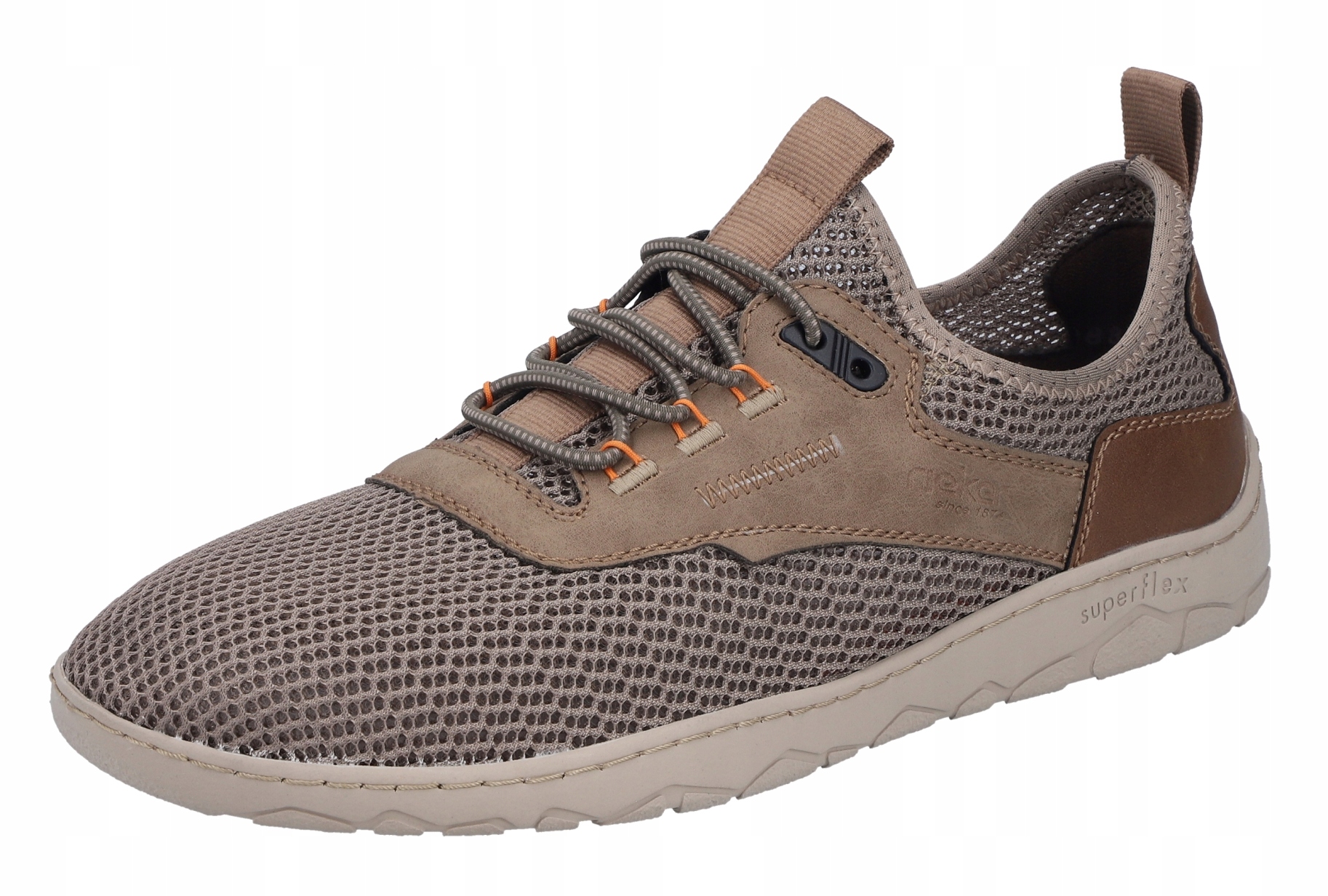 Rieker 08365-64 vel. 42 béžové pánské polobotky