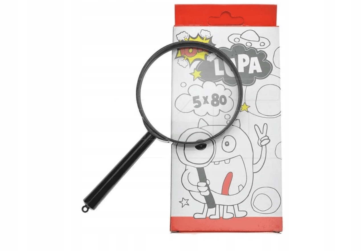 Lupa - 5 x 80 - 5 x powiększenie.