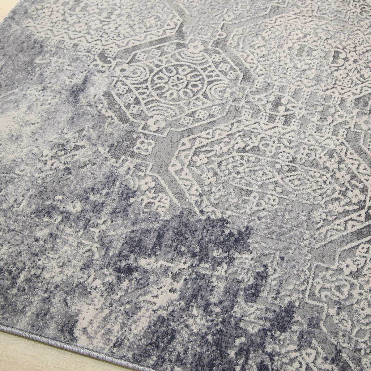 MODNY DYWAN KREMOWY SZARY VALENCIA NOWOCZESNY MIĘKKI DO SALONU 140x200 Marka Toda-Carpets