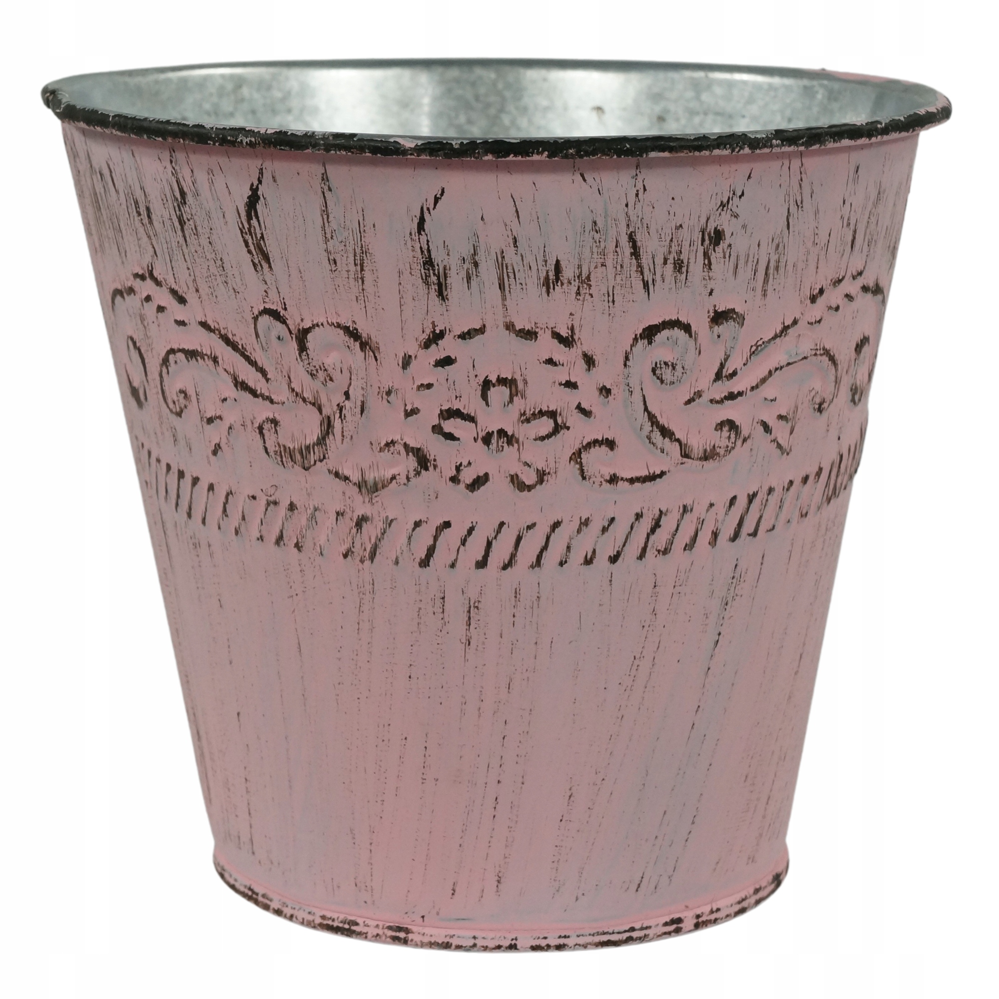 

Metalowa doniczka osłonka 12cm Dzień Matki