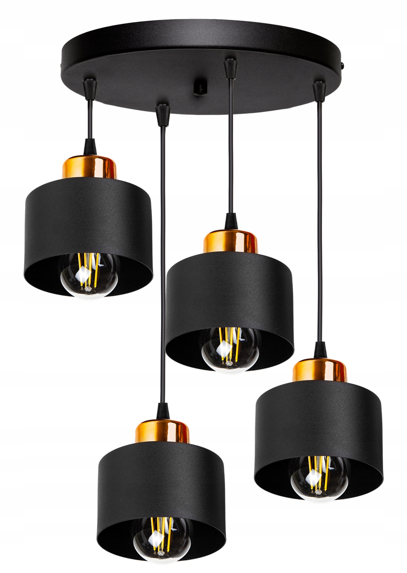 

Lampa Sufitowa Plafon Żyrandol Loft Edison Led