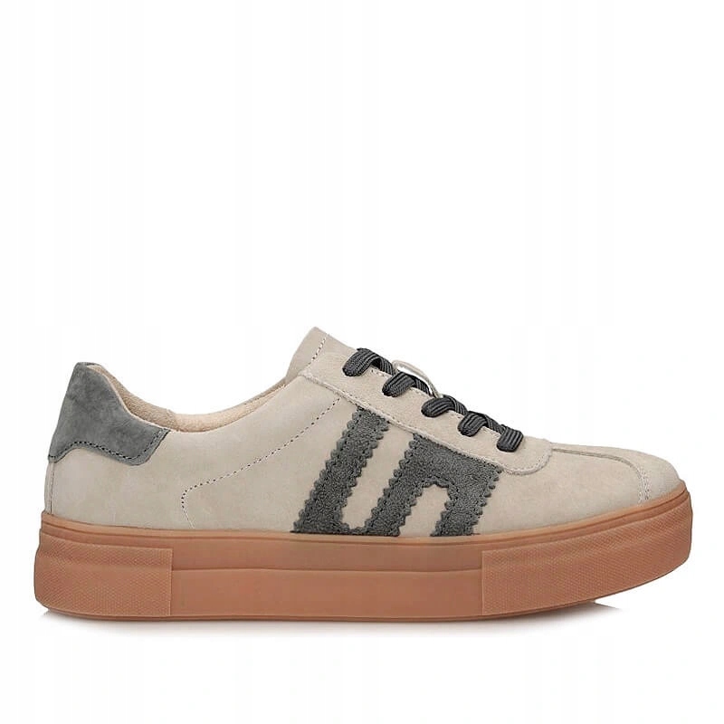 Dámské polobotky Filippo DP6798/26 béžové, šněrovací tenisky