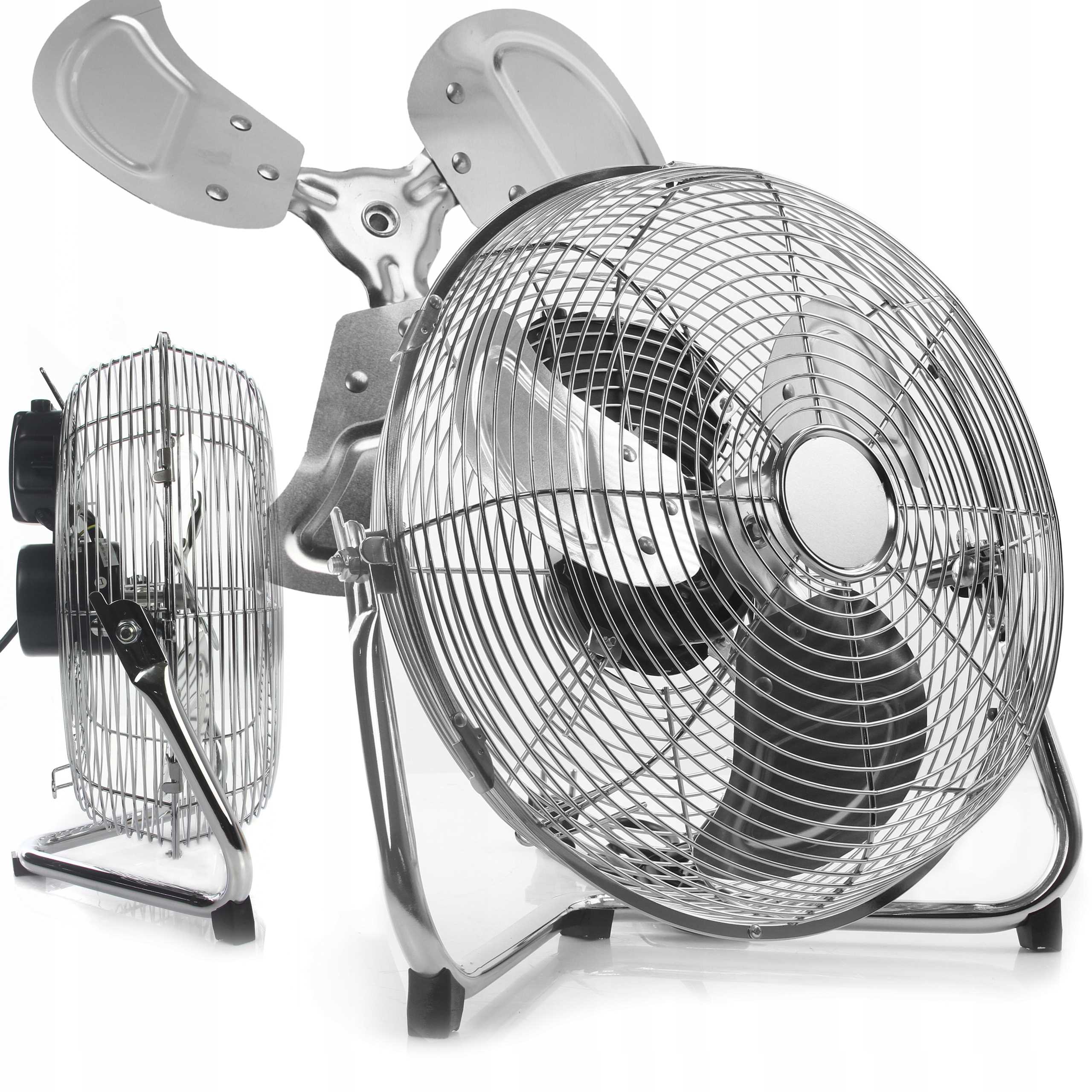 Kovový Ventilátor S Cirkulátorom 30 CM 55 W