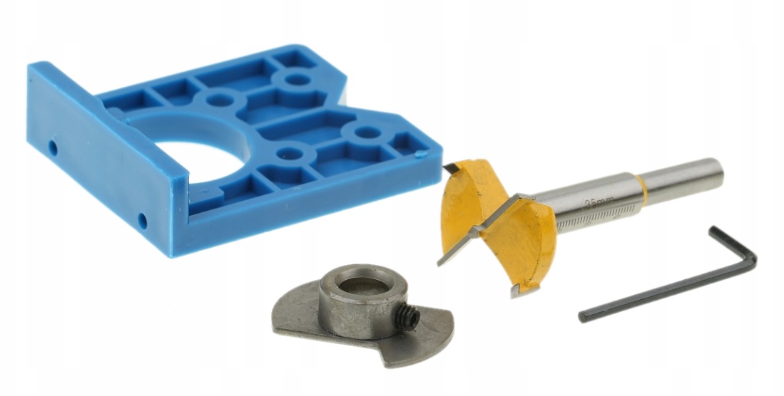 

Frez 35 mm Do Zawiasów Puszkowych Z Prowadnicą