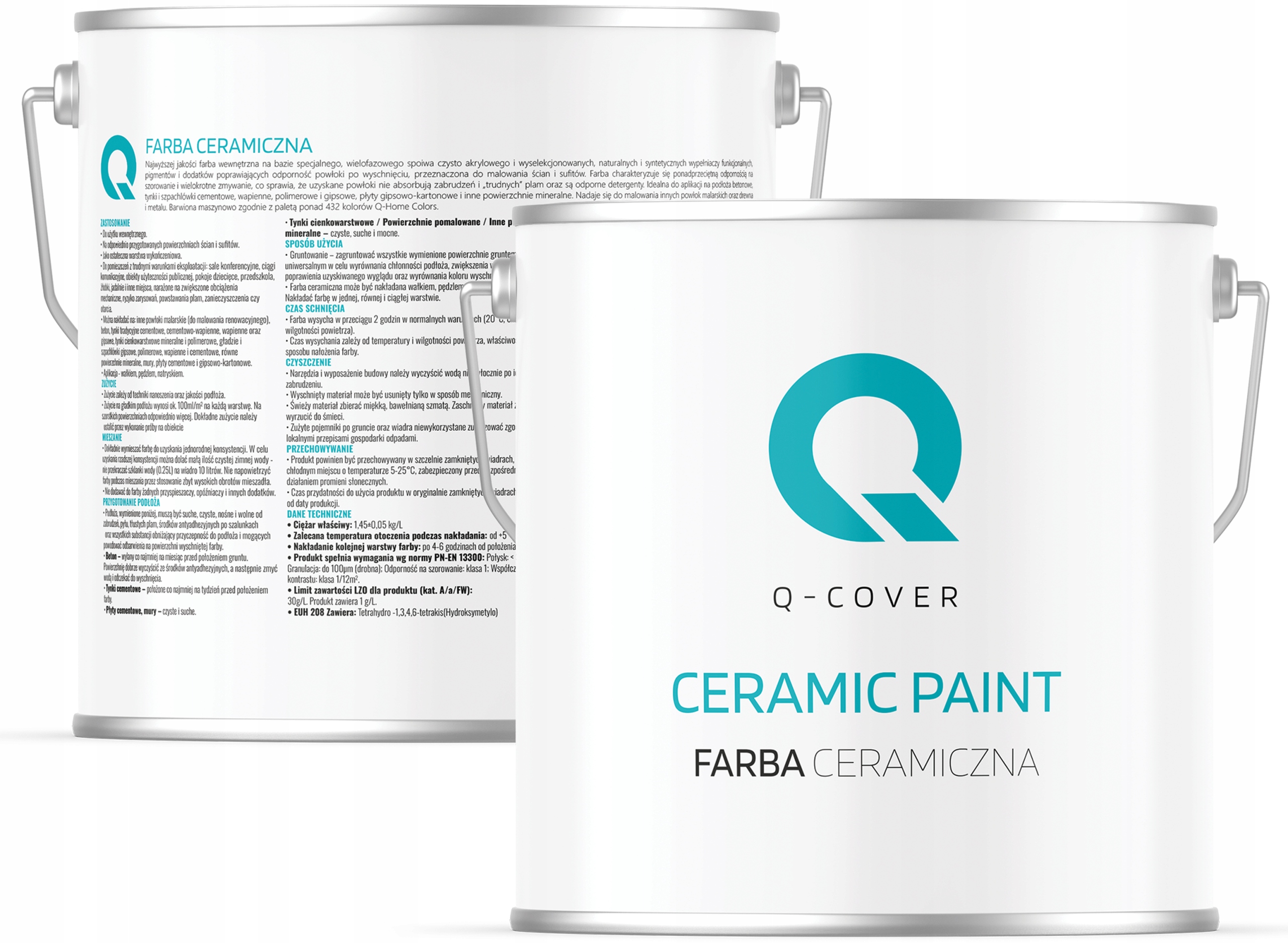 Ceramická Farba Ceramic 16 Farieb 2x5L Umývateľná Na Stenu Stropov